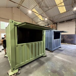 10ft Pop-Up Shipping Container Kiosk
