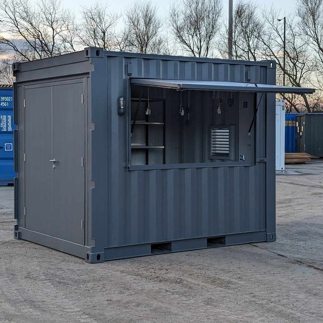3M/10FT Shipping Container Kiosk 3M/10FT Shipping Container Kiosk